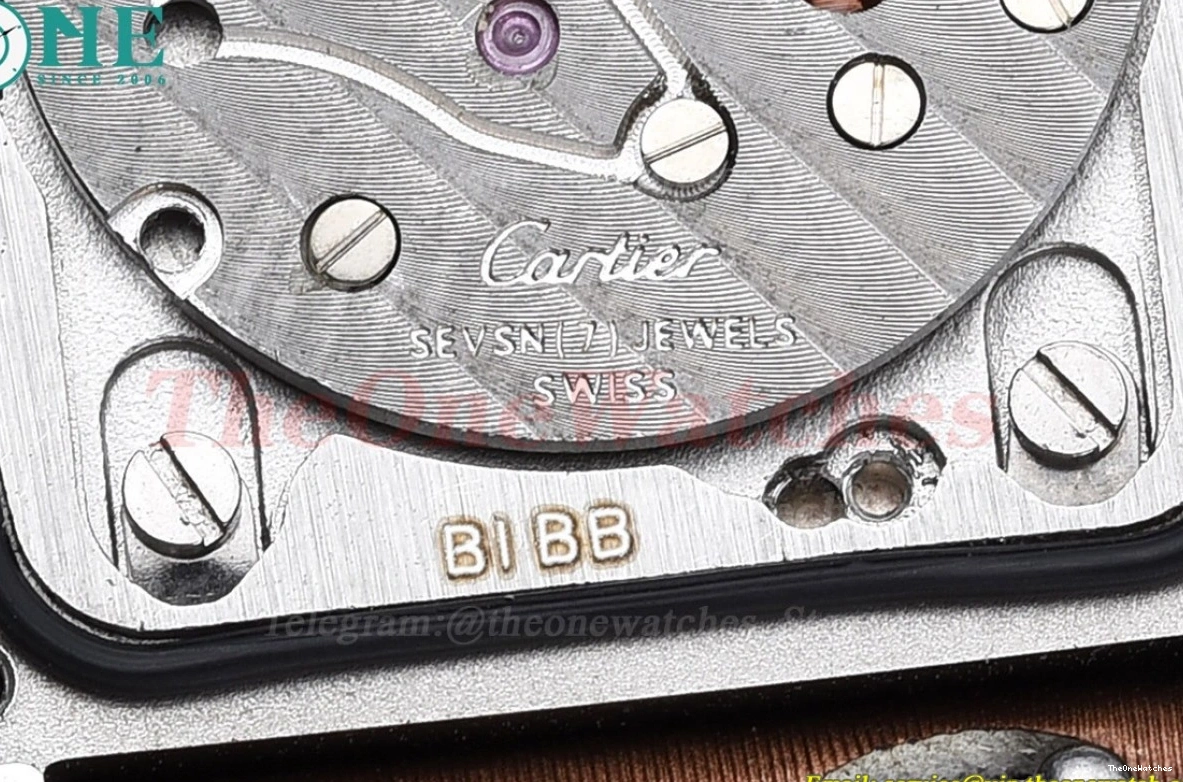 On Must Quartz Strap Satin Bezel Diamond Small Tank Brown K11F 0318